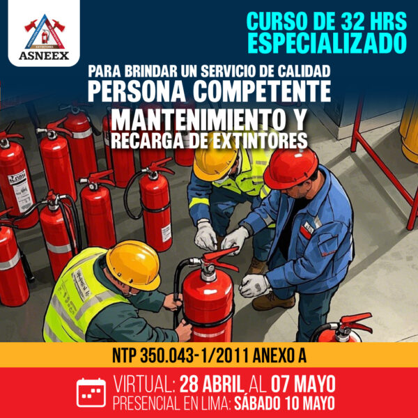 Curso Mantenimiento y Recarga de Extintores